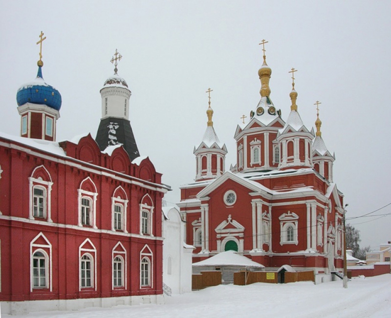 Успенский Брусенский монастырь зимой