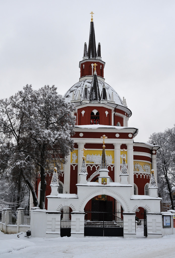 Никольский храм с. Царево. Зимний вид